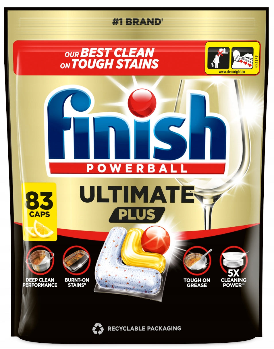 Finish Ultimate Plus ALL IN 1 capsules Dishwasher tablets Citrus 83 pcs