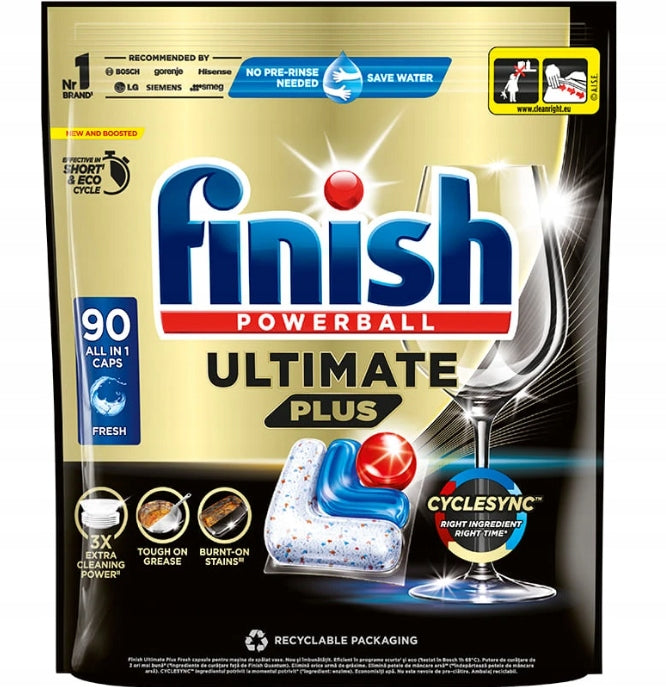Finish Ultimate Plus ALL IN 1 capsules dishwasher tablets 90 pcs