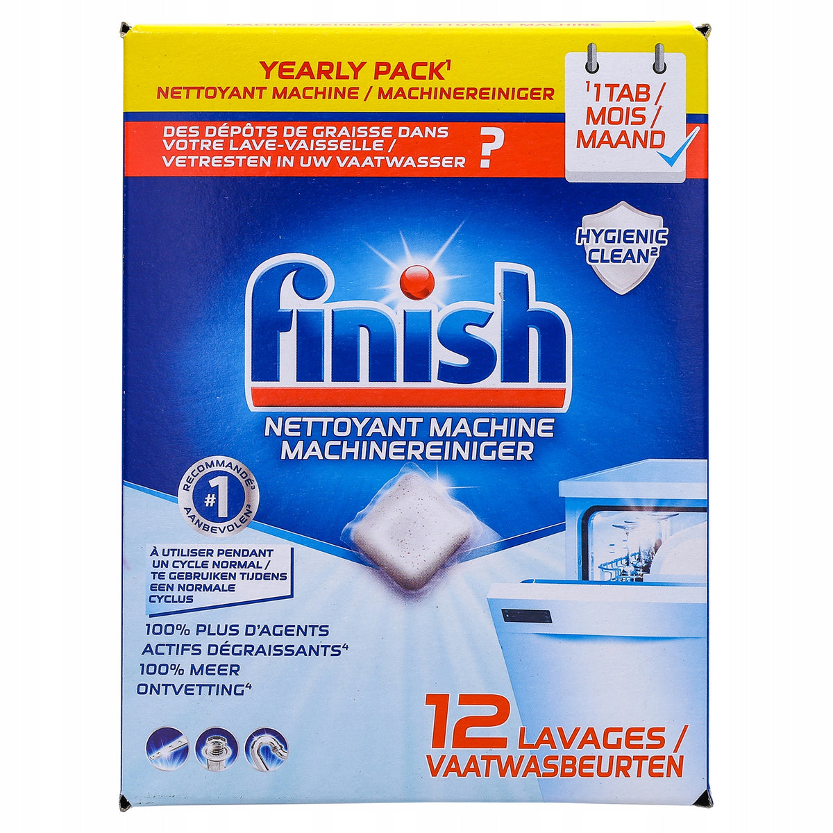 Finish dishwasher cleaning tablets 12 pcs. Manufacturer code 5410036307977