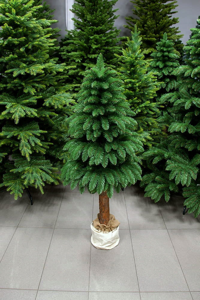 Fir Fenix 130 cm PVC - artificial Christmas tree on the trunk Packaging status original