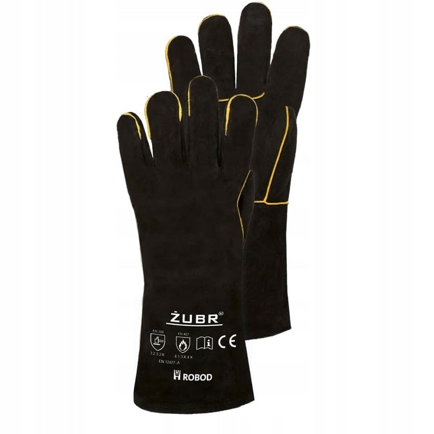 Fire Pit Oven Welding Gloves Heat Resistant Grill Chimney