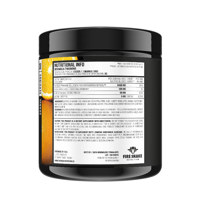 FireSnake - Marine Collagen - 300g orange Brand Fire Snake Nutrition