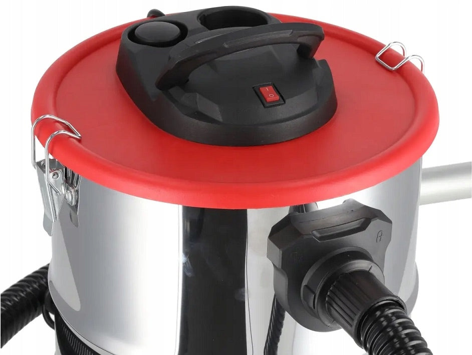 Fireplace vacuum cleaner for ash Dedra 1200 W tank 20 liters DED6593 Manufacturer code DED6593 bezworkowy separator popiołu Dmuchawa