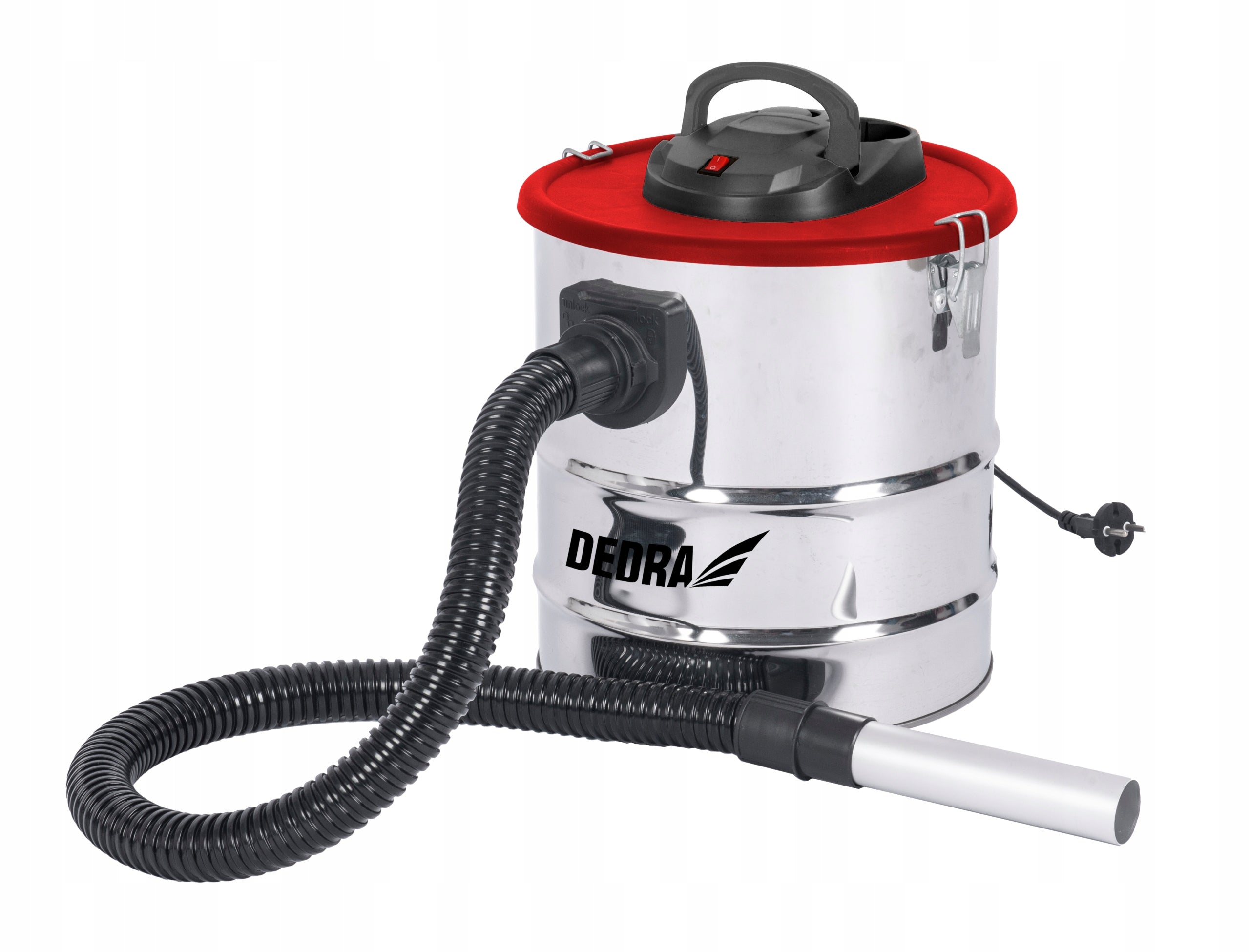 Fireplace vacuum cleaner for ash Dedra 1200 W tank 20 liters DED6593