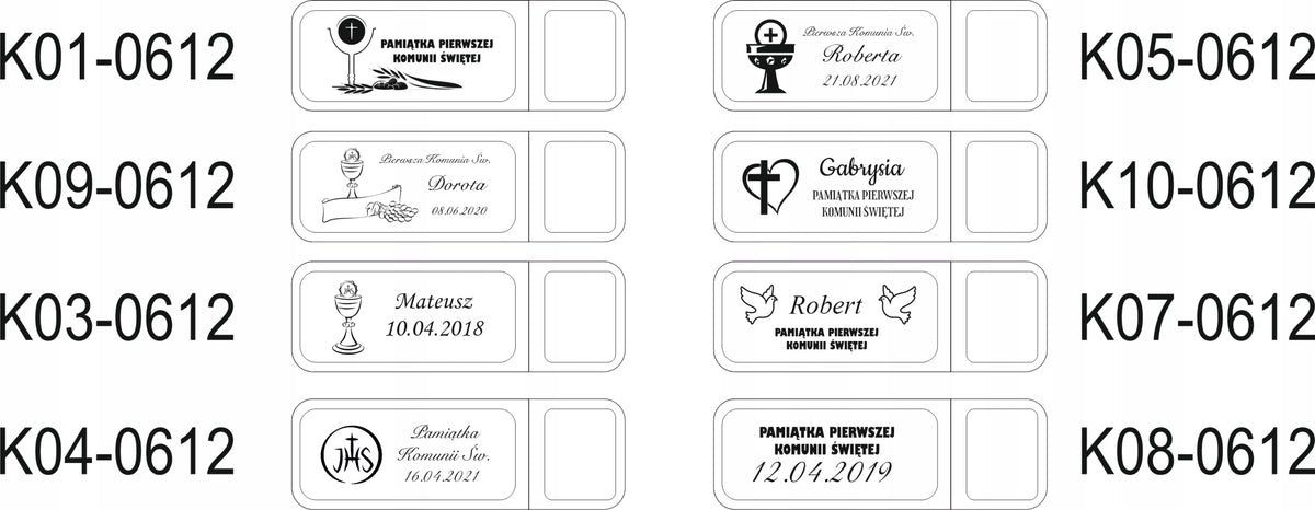 First Holy Communion 1GB USB 2.0 Pendrive Leather Souvenir Communion ENGRAVING Brand MemoRabbit