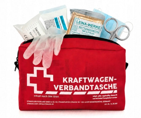 First aid kit whole Europe DIN 13164 NEW REQUIREMENTS