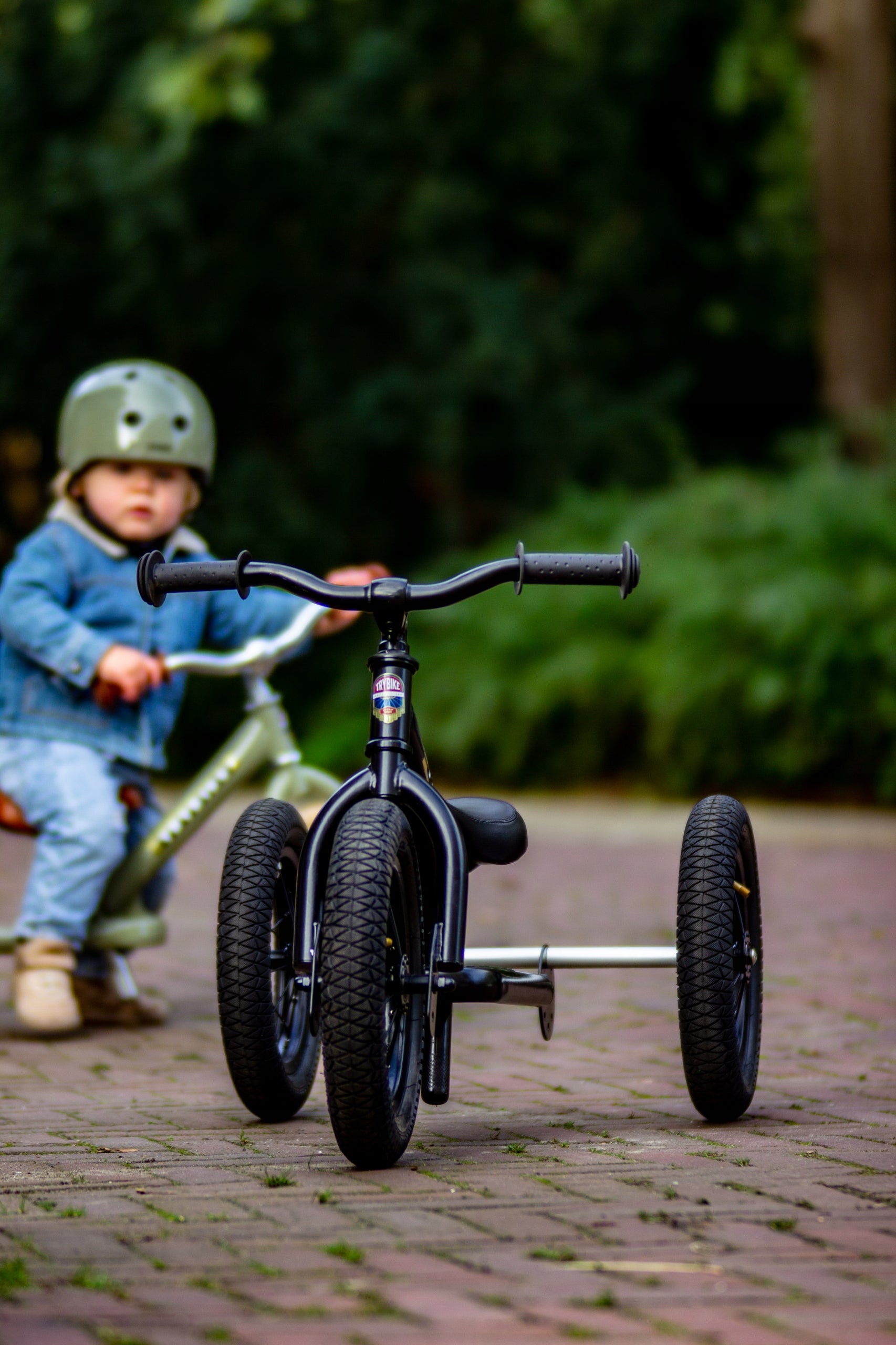 First children's balance tricycle 2in1 - Trybike Black 15m+ Color black