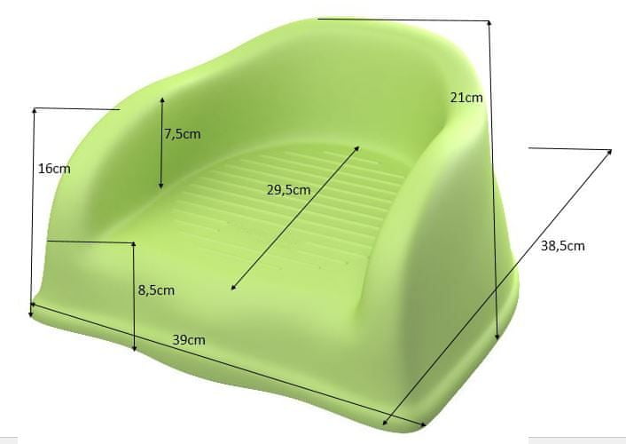 FirstBOOSTER Lékořicový Seat Color black