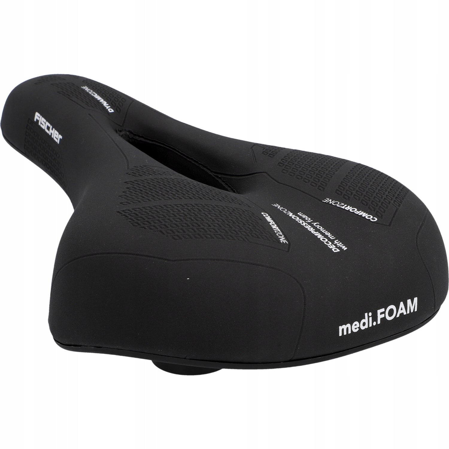 Fischer R.E.Med bicycle saddle memory foam black 27,5x16x8 soft Packaging status original