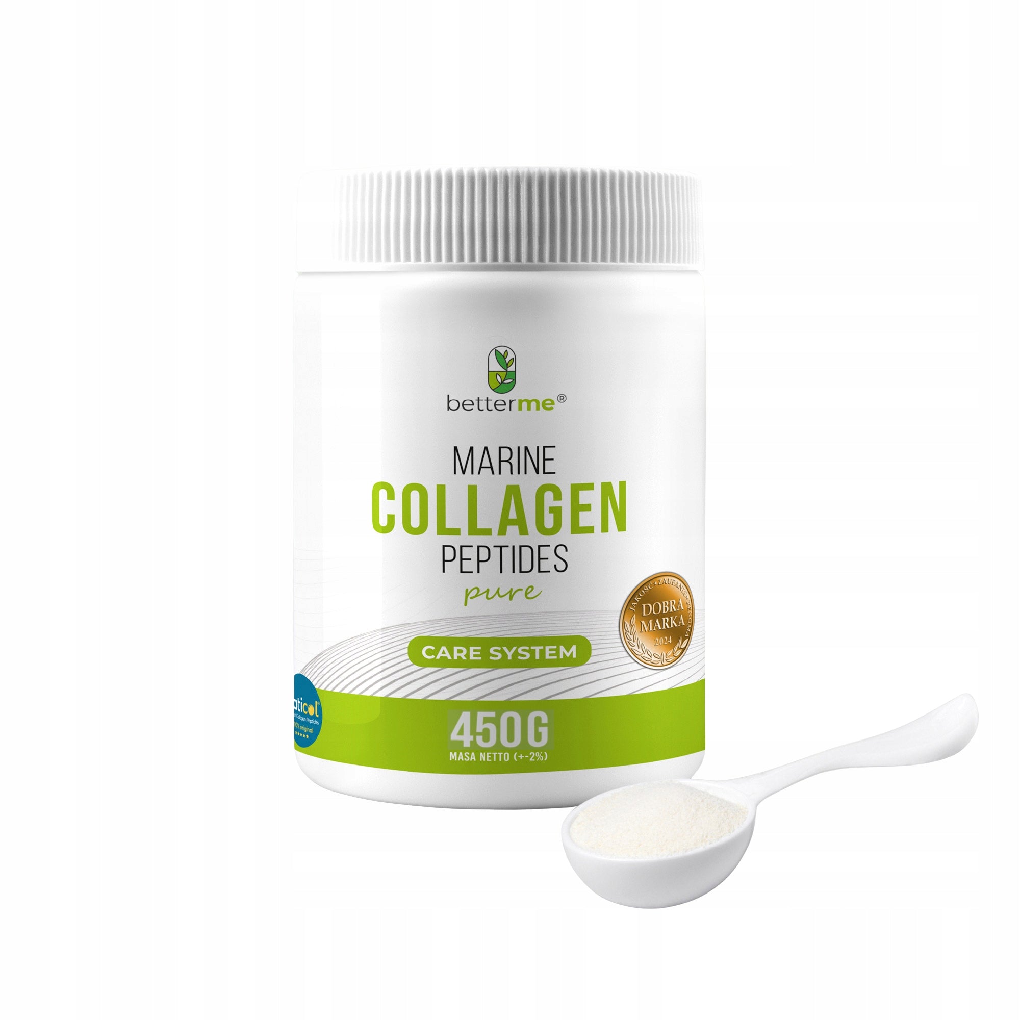 Fish Collagen 450g BetterMe Pure Joints, Bones, Muscles, NatiCol Skin