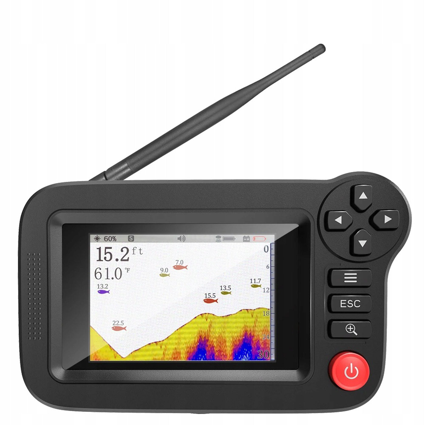 Fish Locator Sonar Wireless TFT Depth Meter For Fishing Deeper Packaging status original
