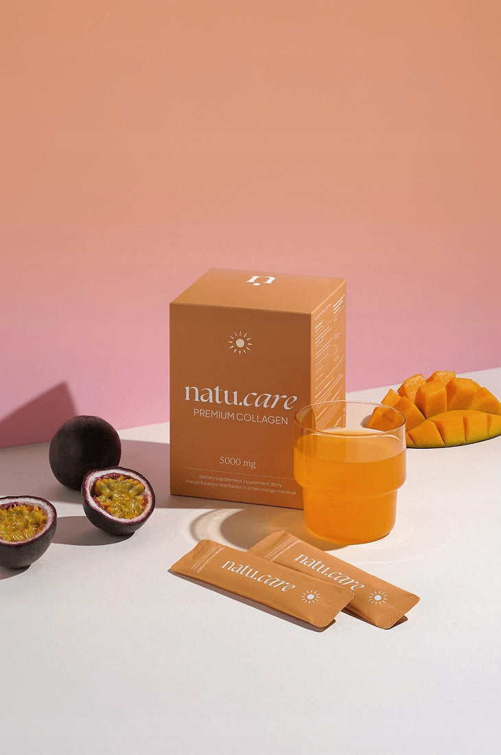 Fish collagen powder liquid joint supplement mango passion fruit Natu.Care - 5000 mg Packaging status original