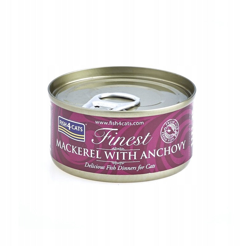 Fish4Cats - Anchois Mackerel 70g - WET CAT FOOD Brand Fish4Cats