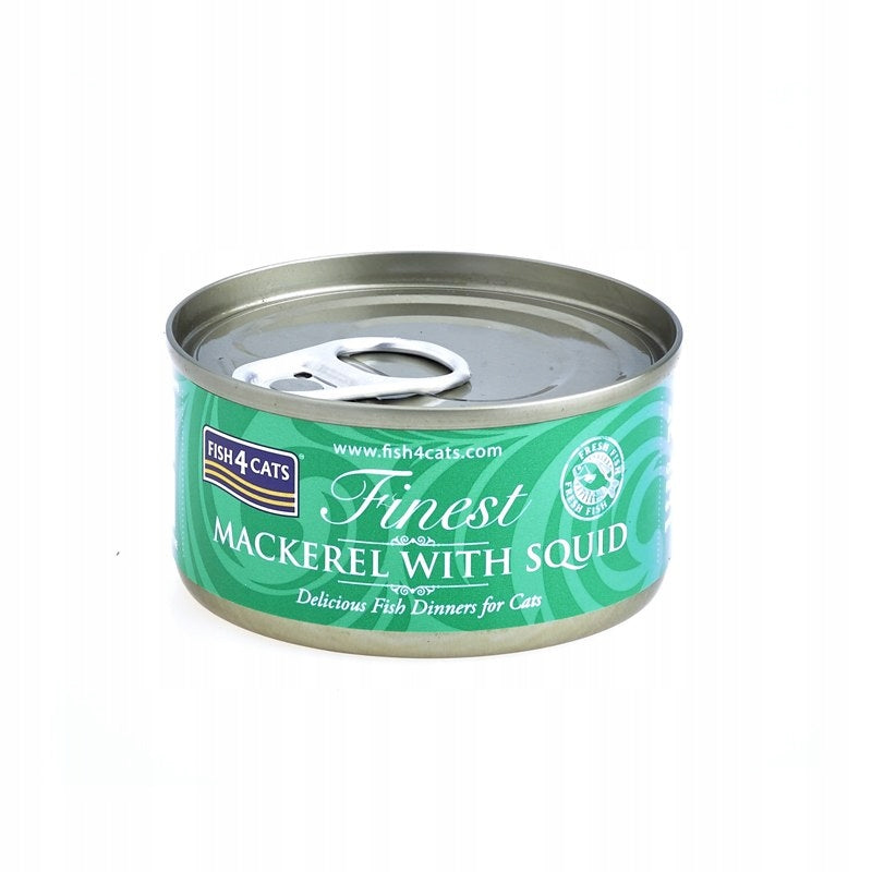 Fish4Cats - Mackerel with Squid 70g - WET CAT FOOD Manufacturer code 5056008806941