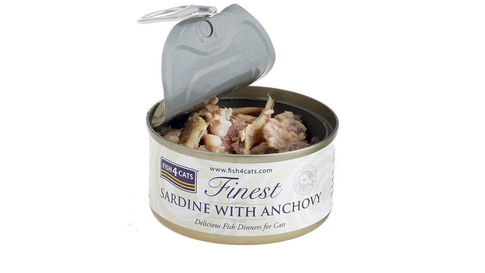 Fish4Cats - Sardine with Anchois 70g - WET CAT FOOD Brand Fish4Cats