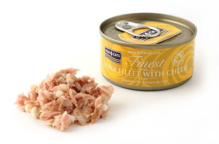 Fish4Cats - Tuna Fillet with Cheese 70g - WET CAT FOOD