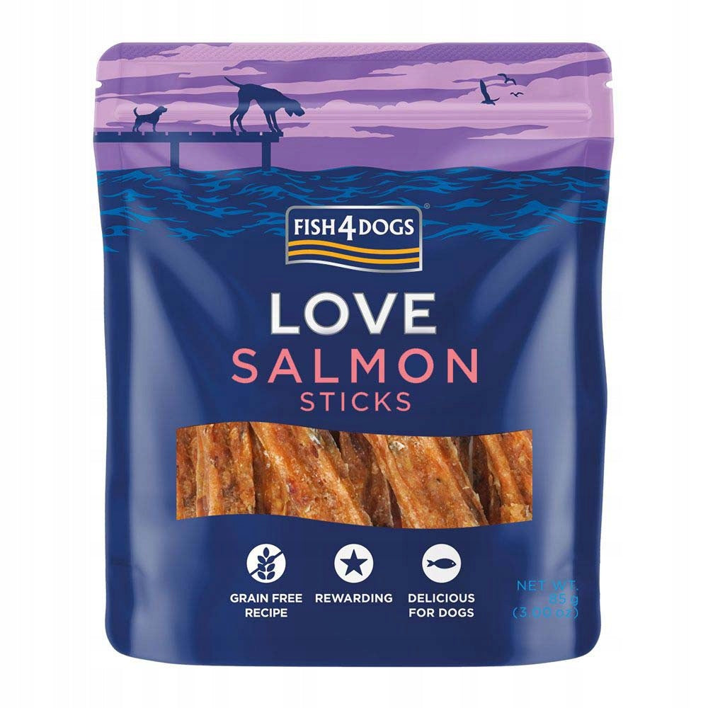 Fish4Dogs Salmon Sticks 85g
