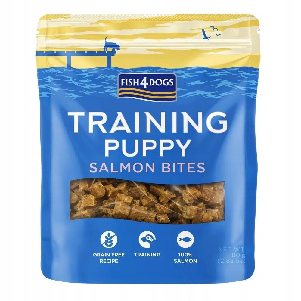 Fish4Dogs Training Salmon Bites Puppy 80g