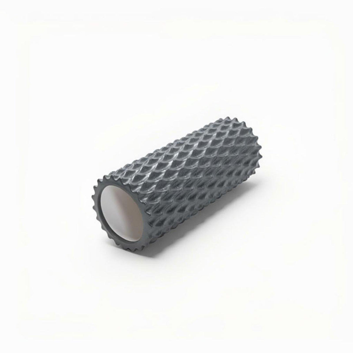 Fishbone Pattern Foam cylinder, foam exercise cylinder, Hollow 30cm Gray