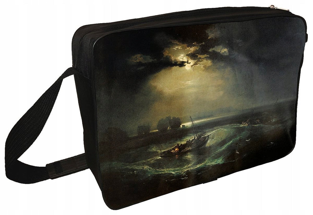 Fishermen at Sea William Turner Shoulder Bag Packaging status original