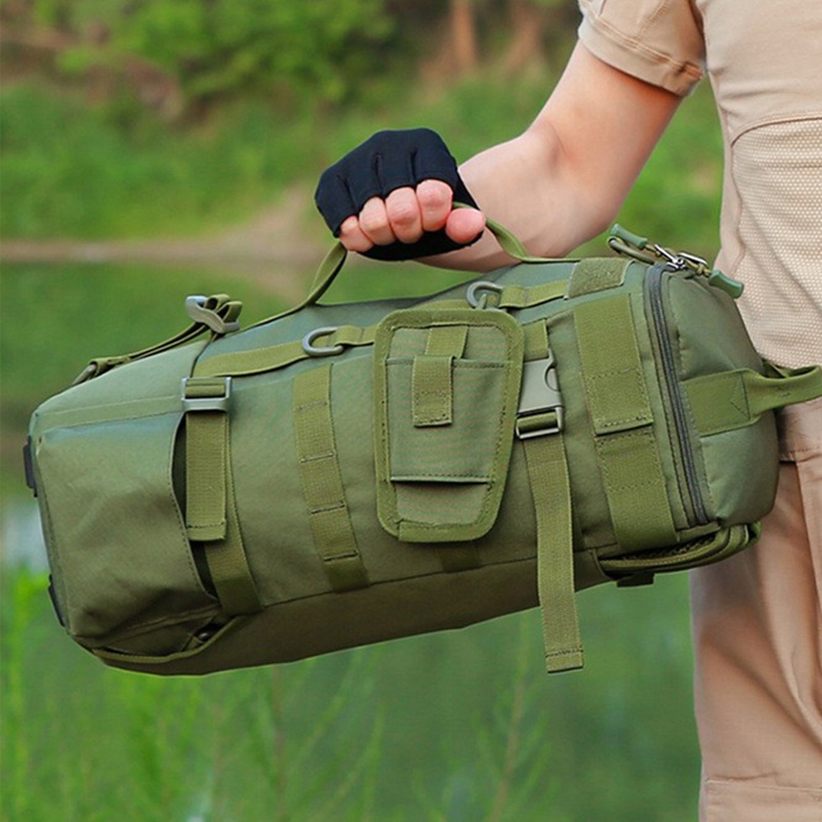 Fishing Backpack Fishing Equipment Storage Backpack Product weight with unit packaging 0.76 kg