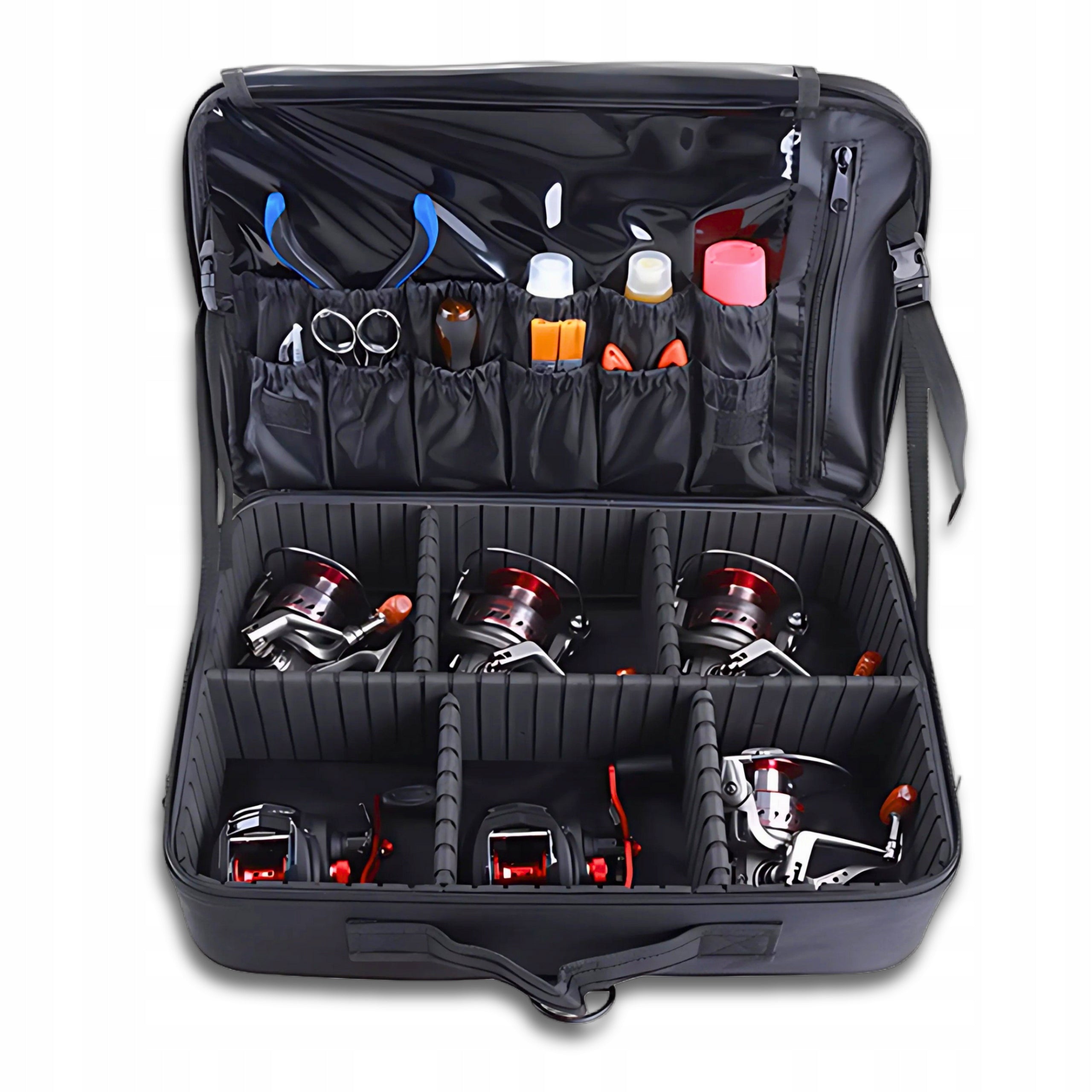 Fishing Bag RIGID Reel Organizer Large Bait Method Feeder Brand ETUSO