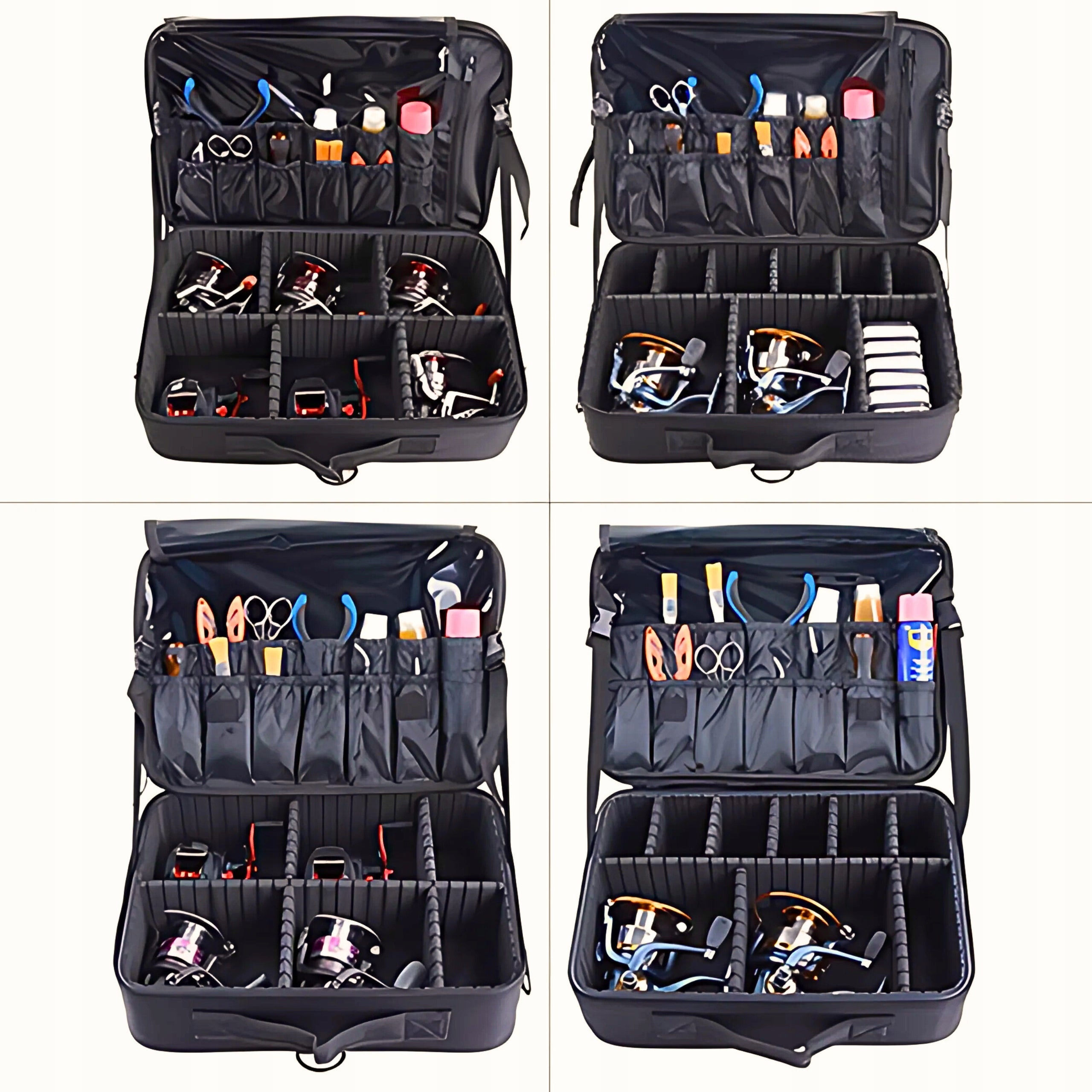 Fishing Bag RIGID Reel Organizer Large Bait Method Feeder Packaging status original