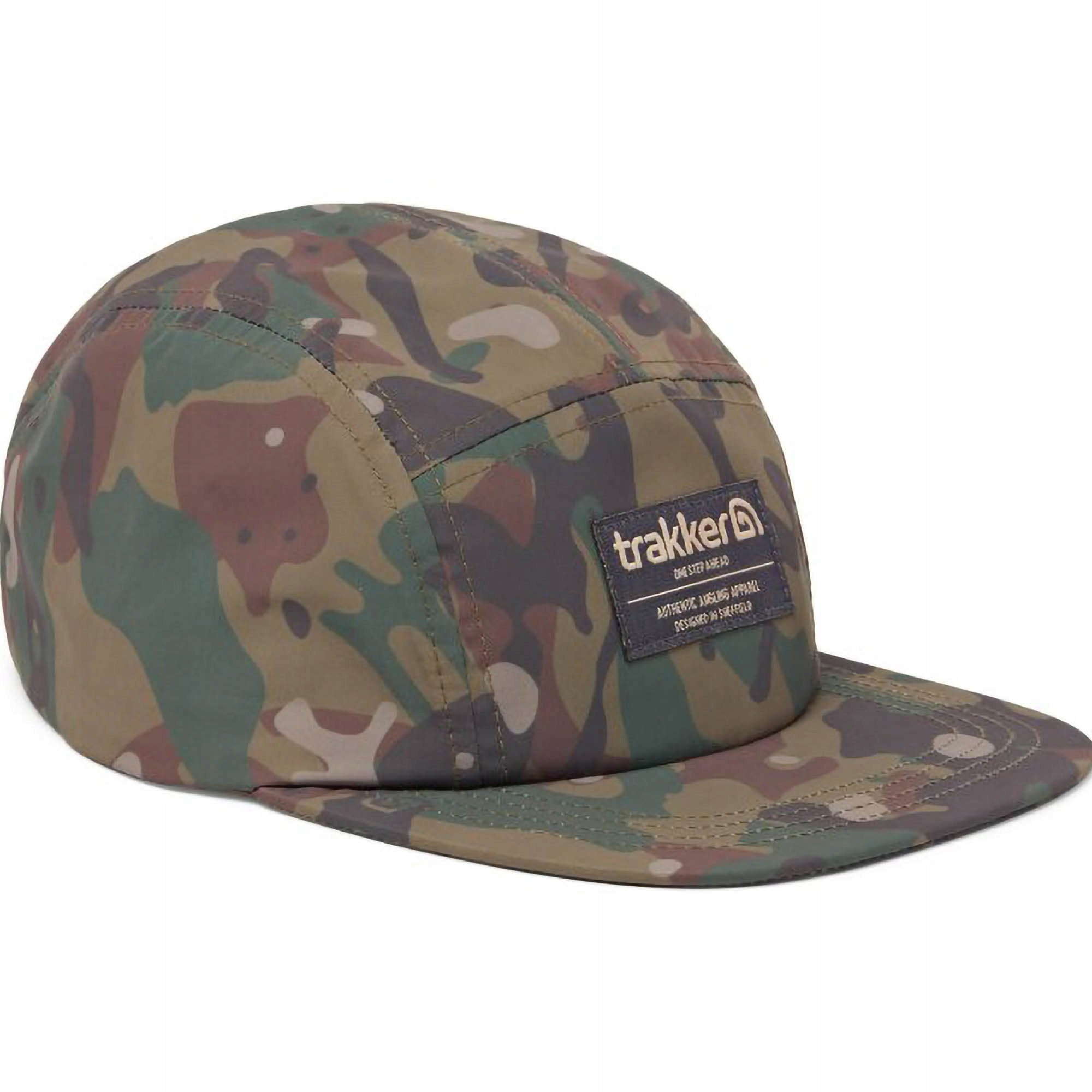 Fishing Baseball Cap For Summer Spring Trakker TechPro Camo 5 Panel Cap