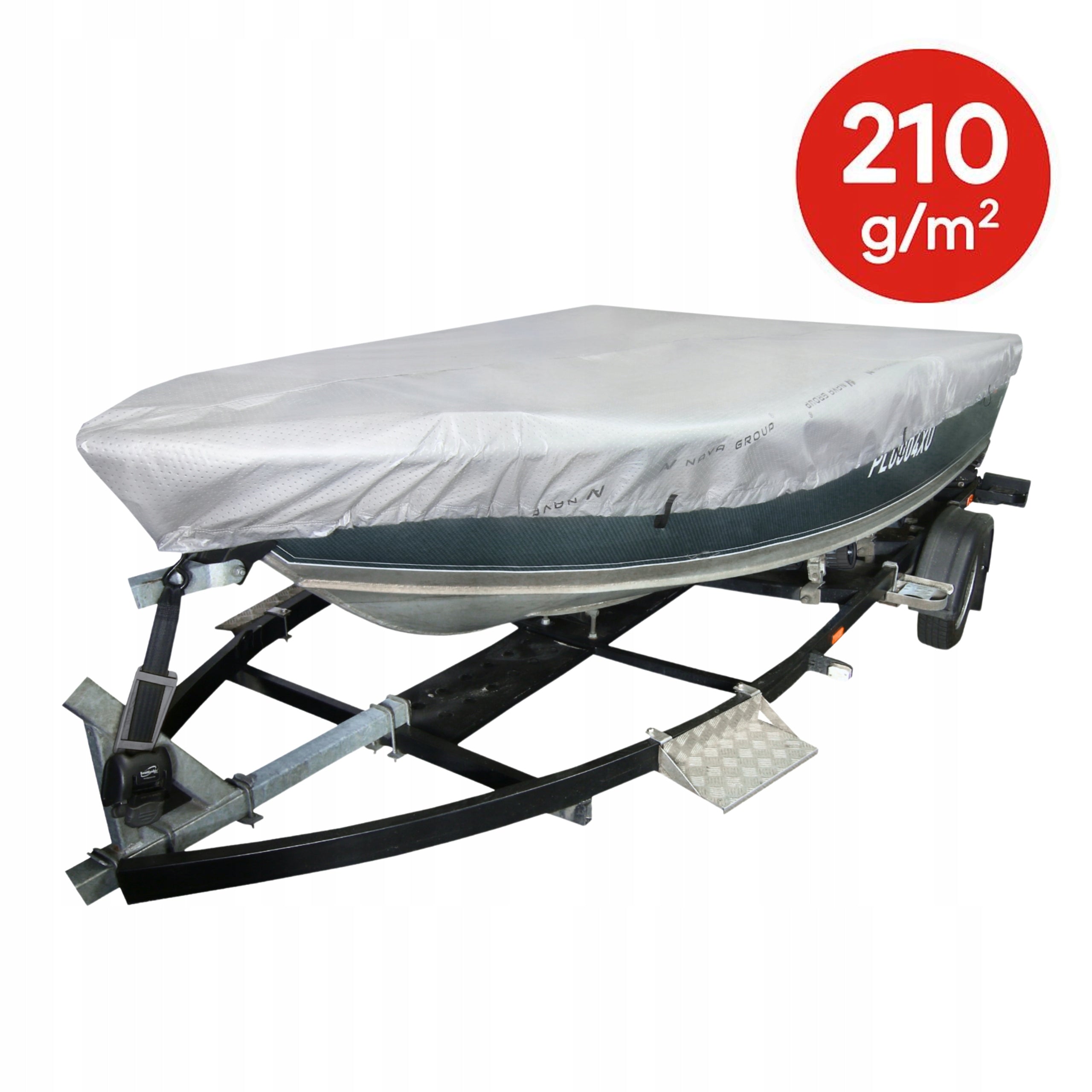Fishing Boat Cover 420-450cm UV Waterproof Tarpaulin 210g/m2
