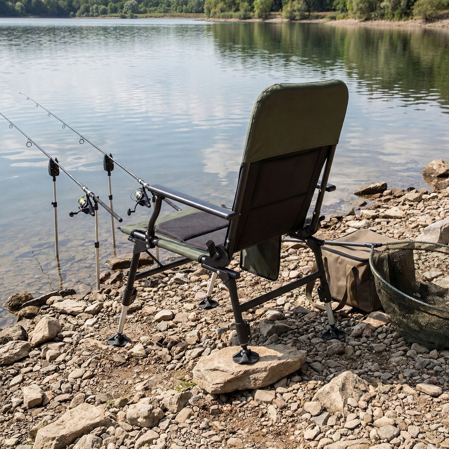 Fishing Chair Carp Chair Folding Fish Adjustable With Footrest Model NC2703