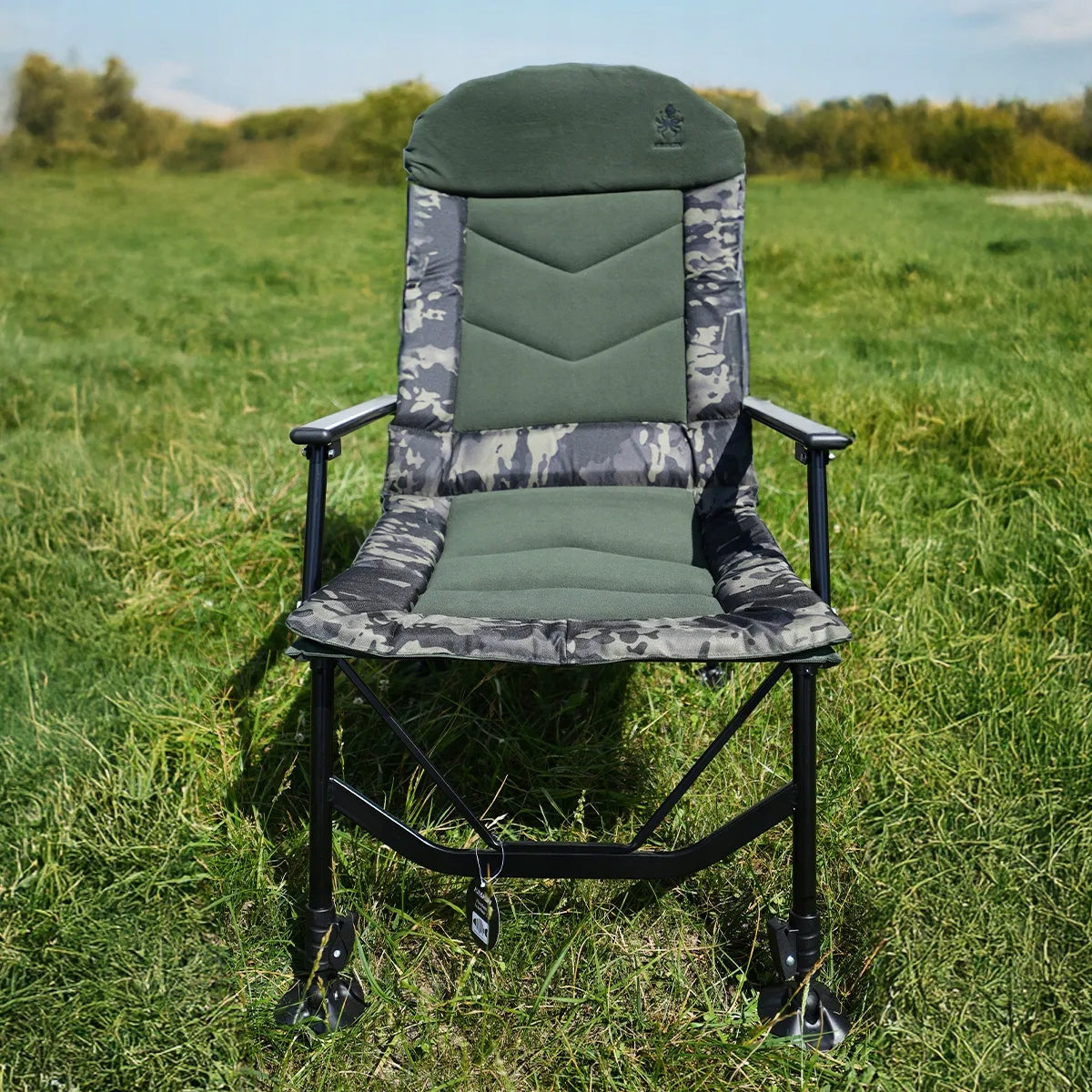 Fishing Chair KRAKEN Carp Chair Folding Wide Adjustable 150kg Packaging status original