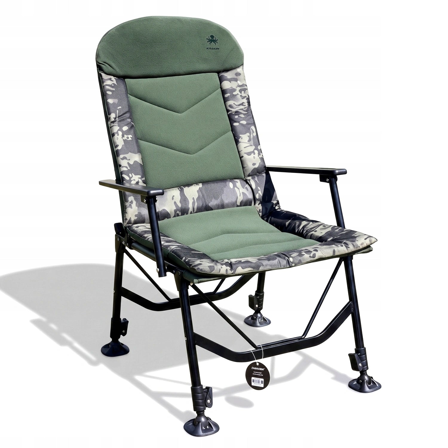 Fishing Chair KRAKEN Carp Chair Folding Wide Adjustable 150kg
