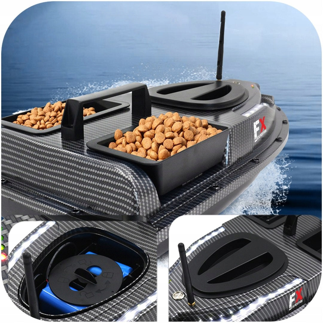 Fishing Expedition LAKE XPREDATOR - Bait Boat with GPS Packaging status original
