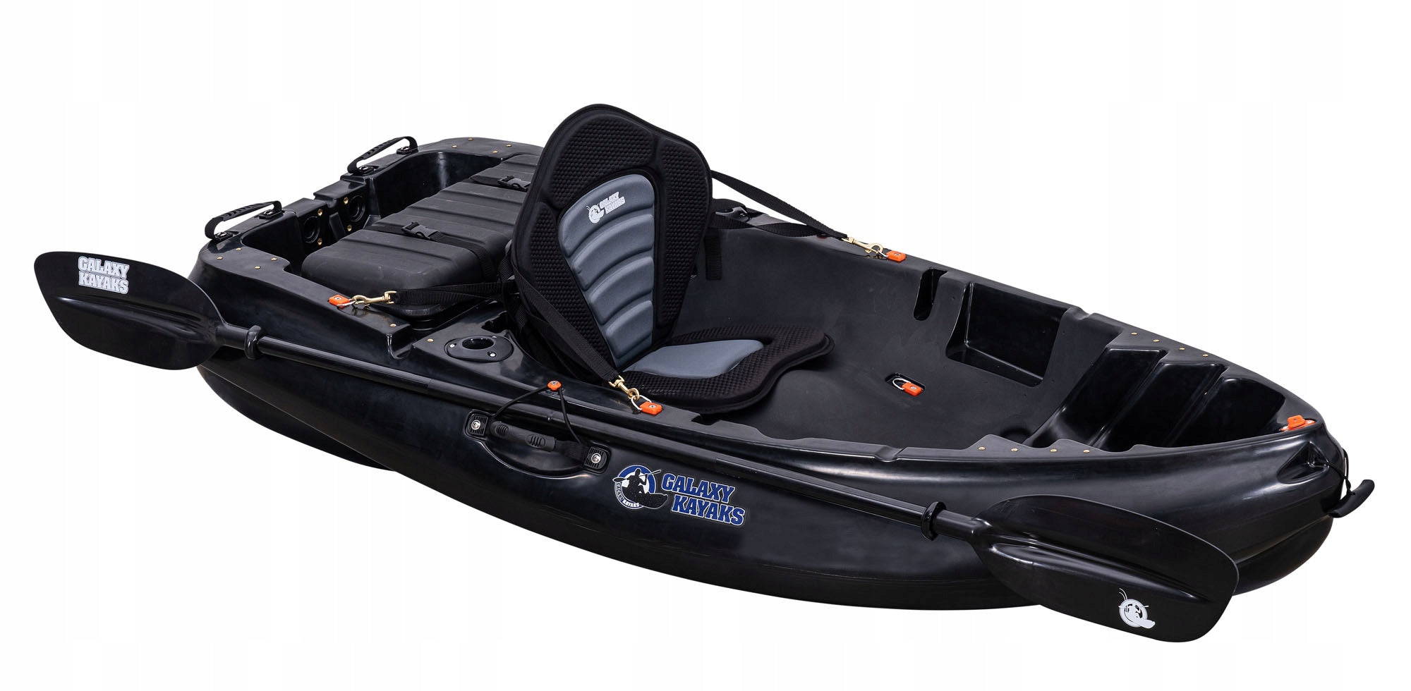 Fishing Kayak Galaxy Ranger 200 cm, motorized, Black
