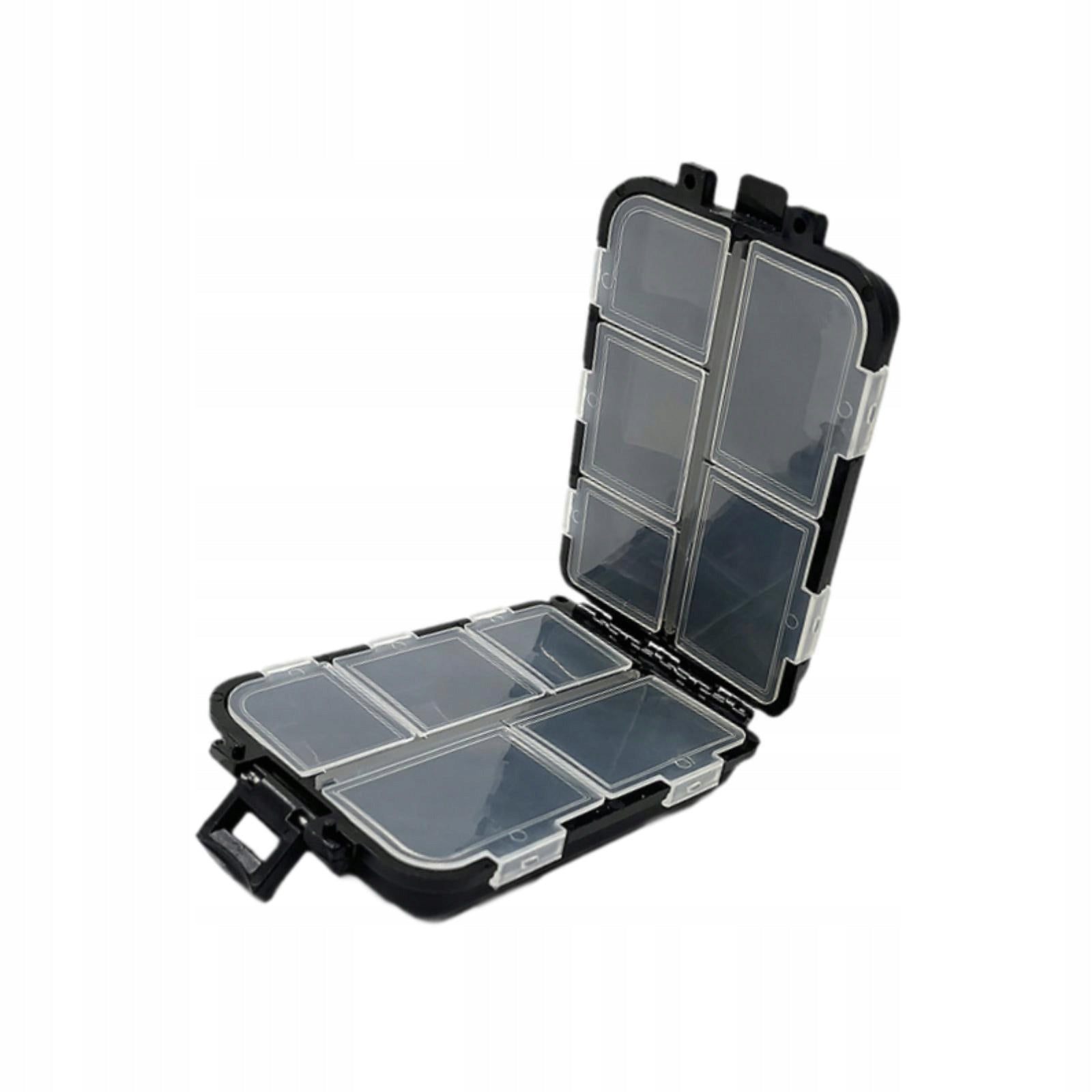 Fishing Lure Box with Compartments Multifunctional 9.5cmx6.8cmx2.3cm Brand no brand