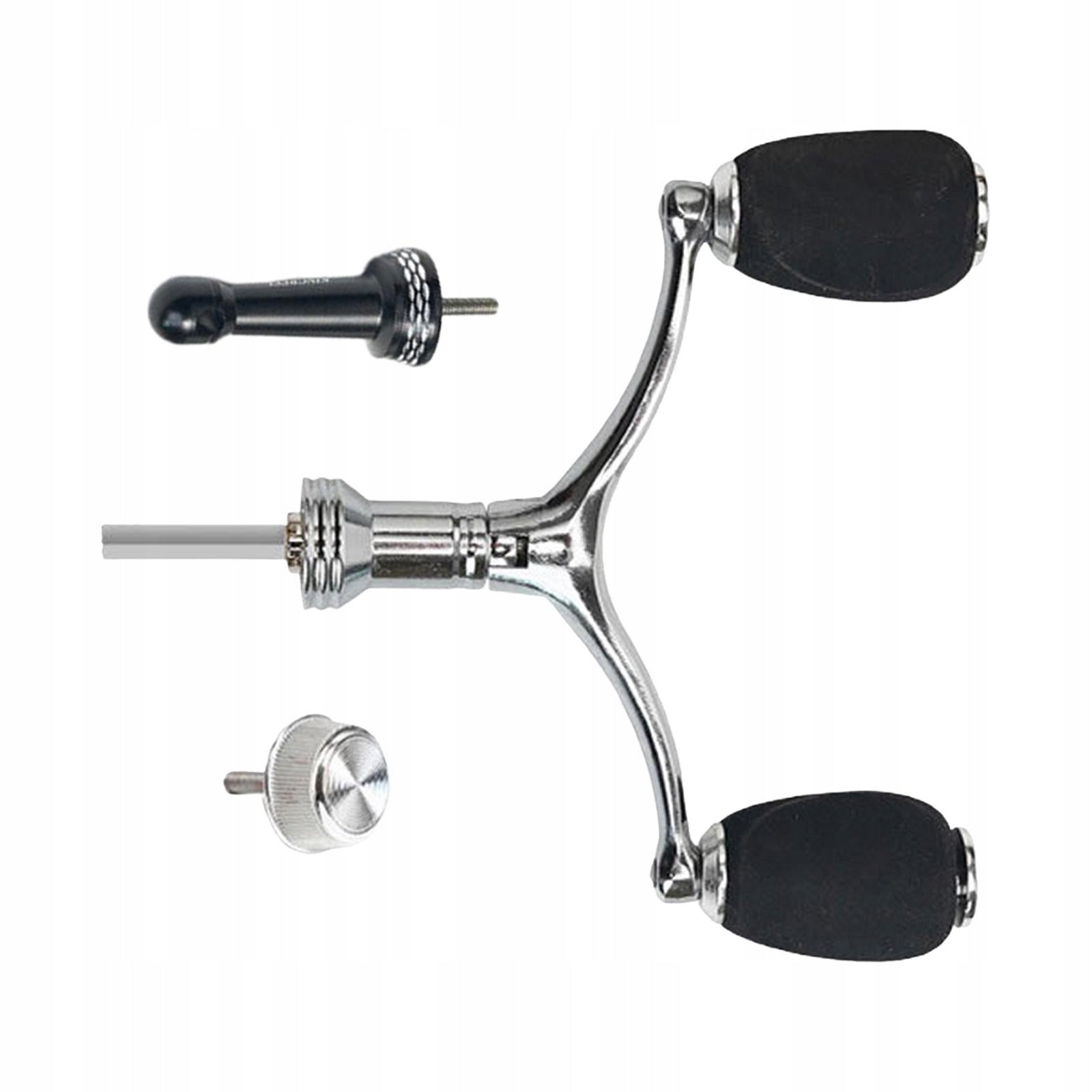 Fishing Reel Handle Double end Handle High Speed 1Pcs Black Balanced Rod Manufacturer code Hellery-66048650
