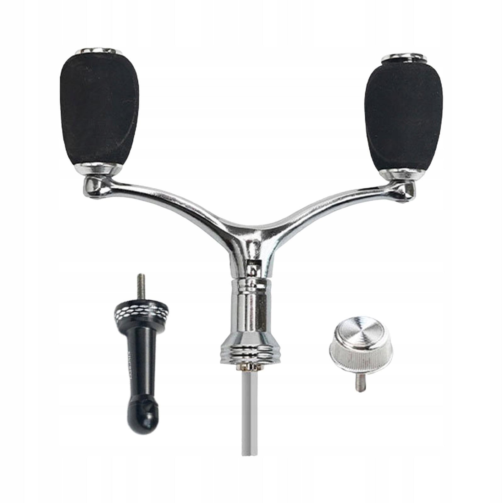 Fishing Reel Handle Double end Handle High Speed 1Pcs Black Balanced Rod