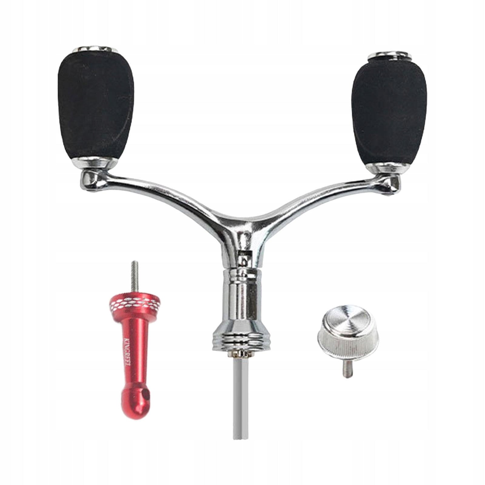 Fishing Reel Handle Double end Handle High Speed 1Pcs Knob Red Balanced Rod Brand no brand