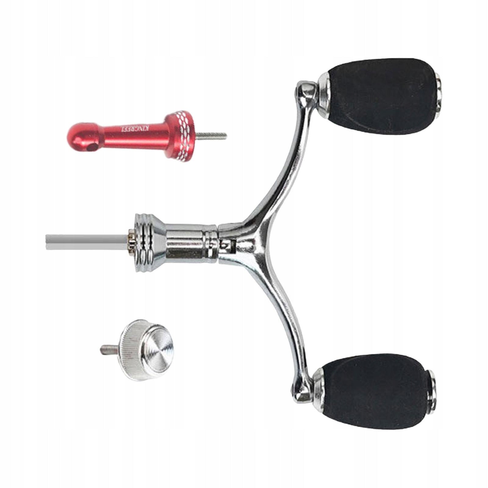 Fishing Reel Handle Double end Handle High Speed 1Pcs Knob Red Balanced Rod