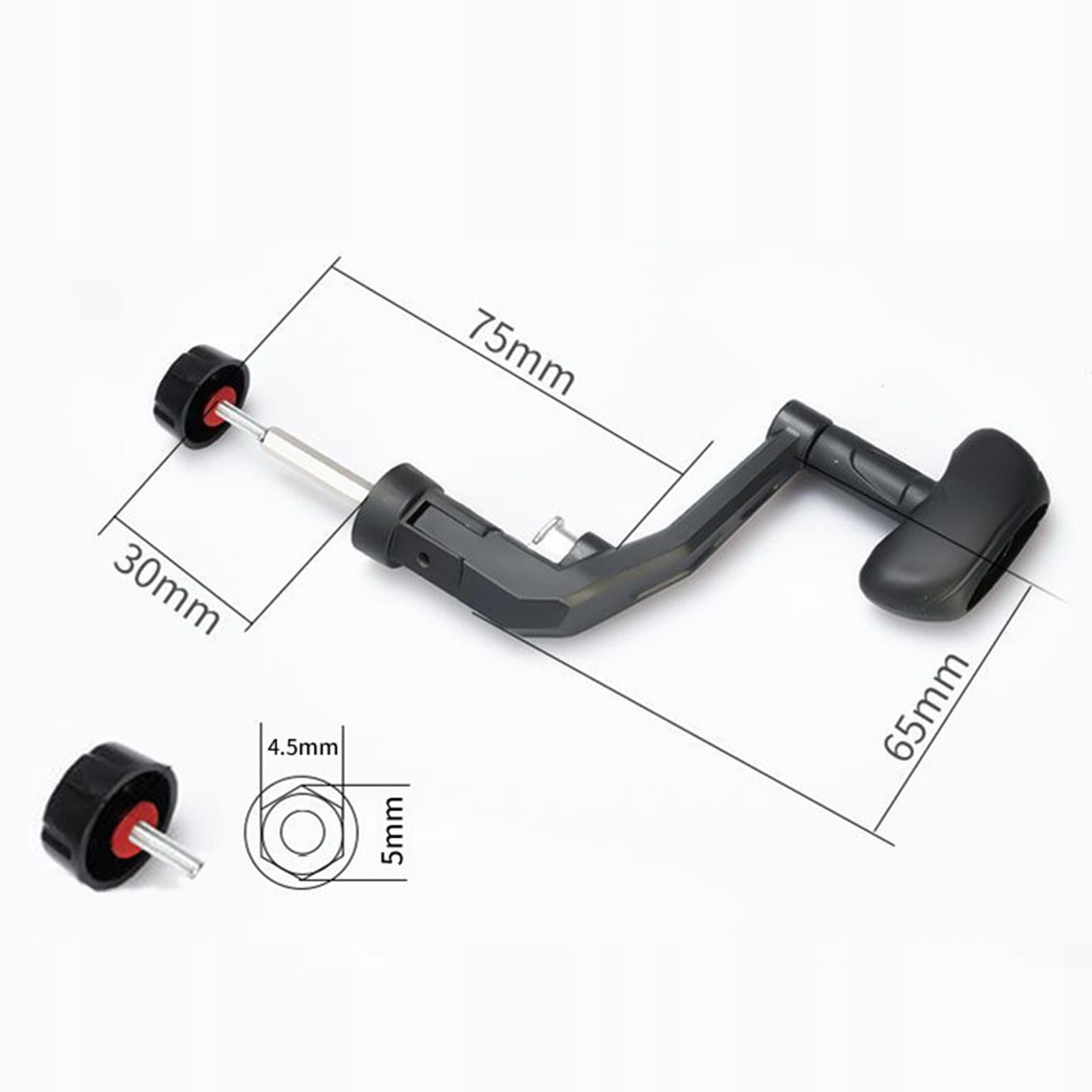 Fishing Reel Handle, Fishing Reel Spinning Handle, Replacement 11x6.5cm Manufacturer code 11666050327