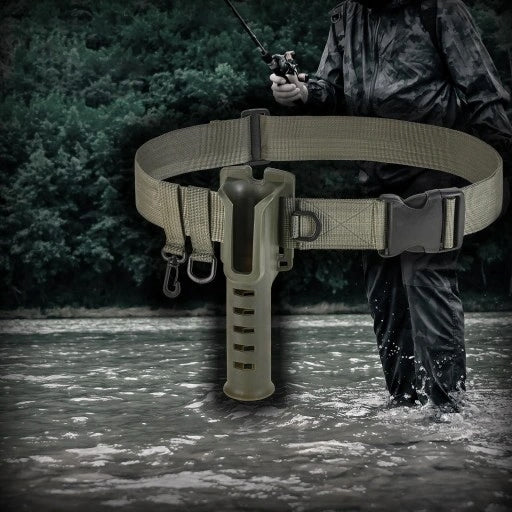 Fishing Rod Holder Hip Belt, Equipment with Buckle Multifunctional Green Manufacturer code Hellery-66037296