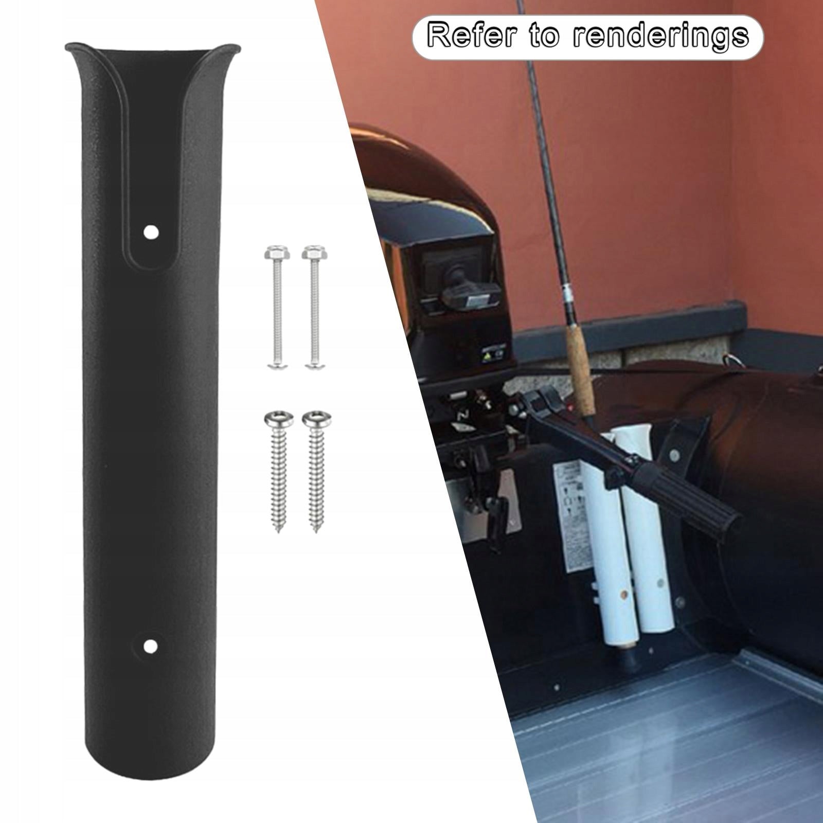 Fishing Rod Holder, Portable Boat Rod Tube, Black Manufacturer code Evial-66034247