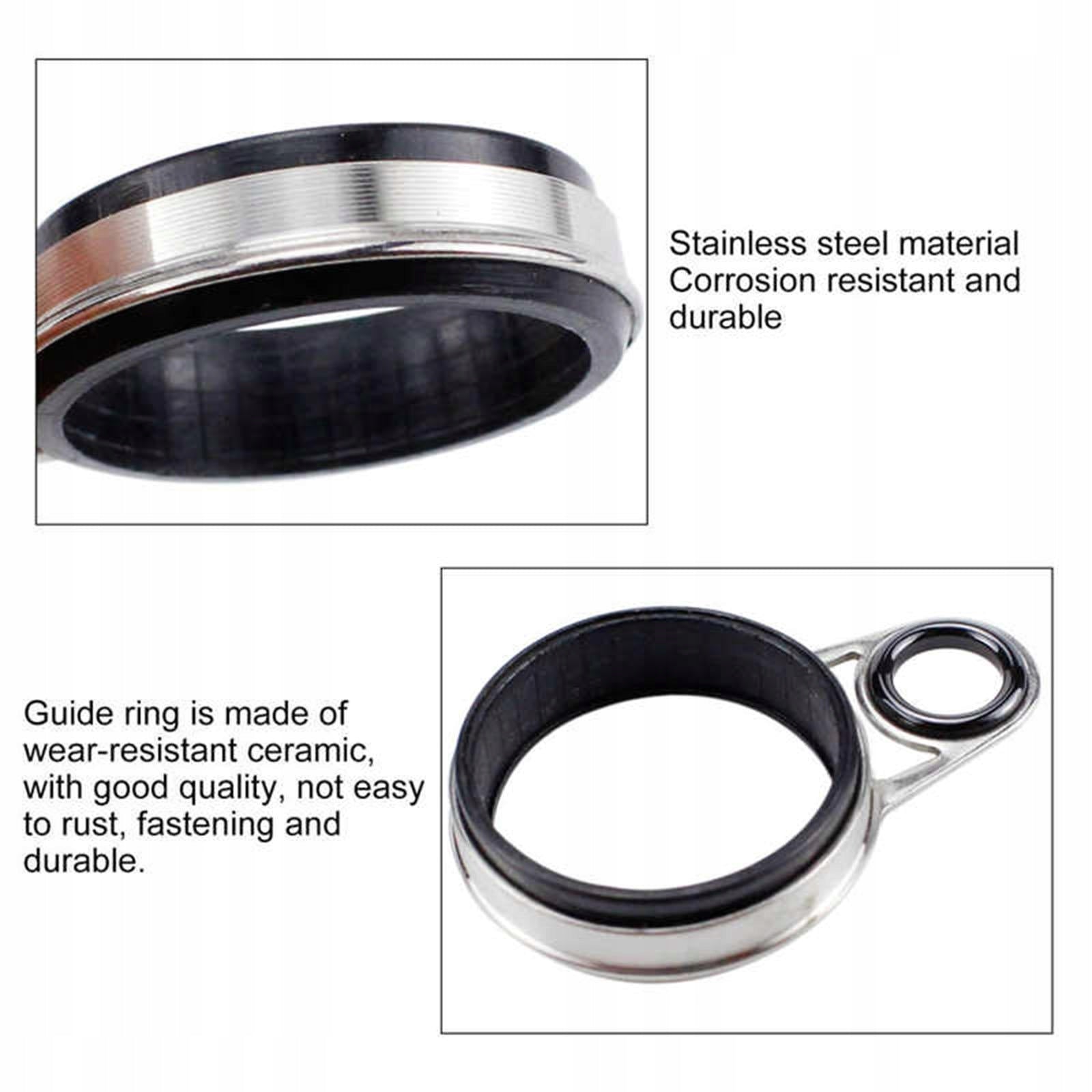 Fishing Rod Ring Set Environmentally Practical And Deft Raft Fishing 41pcs Model Wędkarskie Pierścienie Wędkarskie Prowadnice Linii