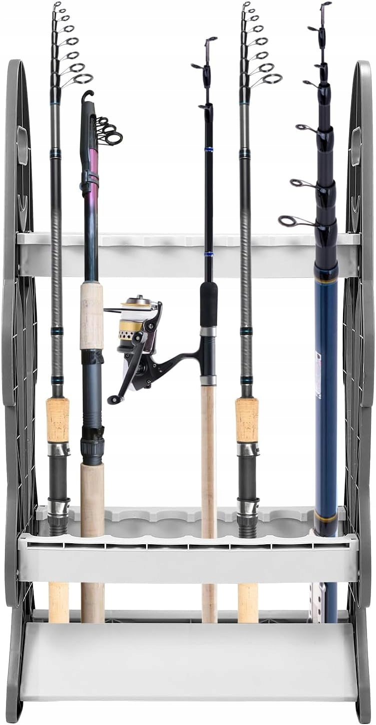 Fishing Rod Stand Holder Vertical Organizer for Fisherman Fishing Kit