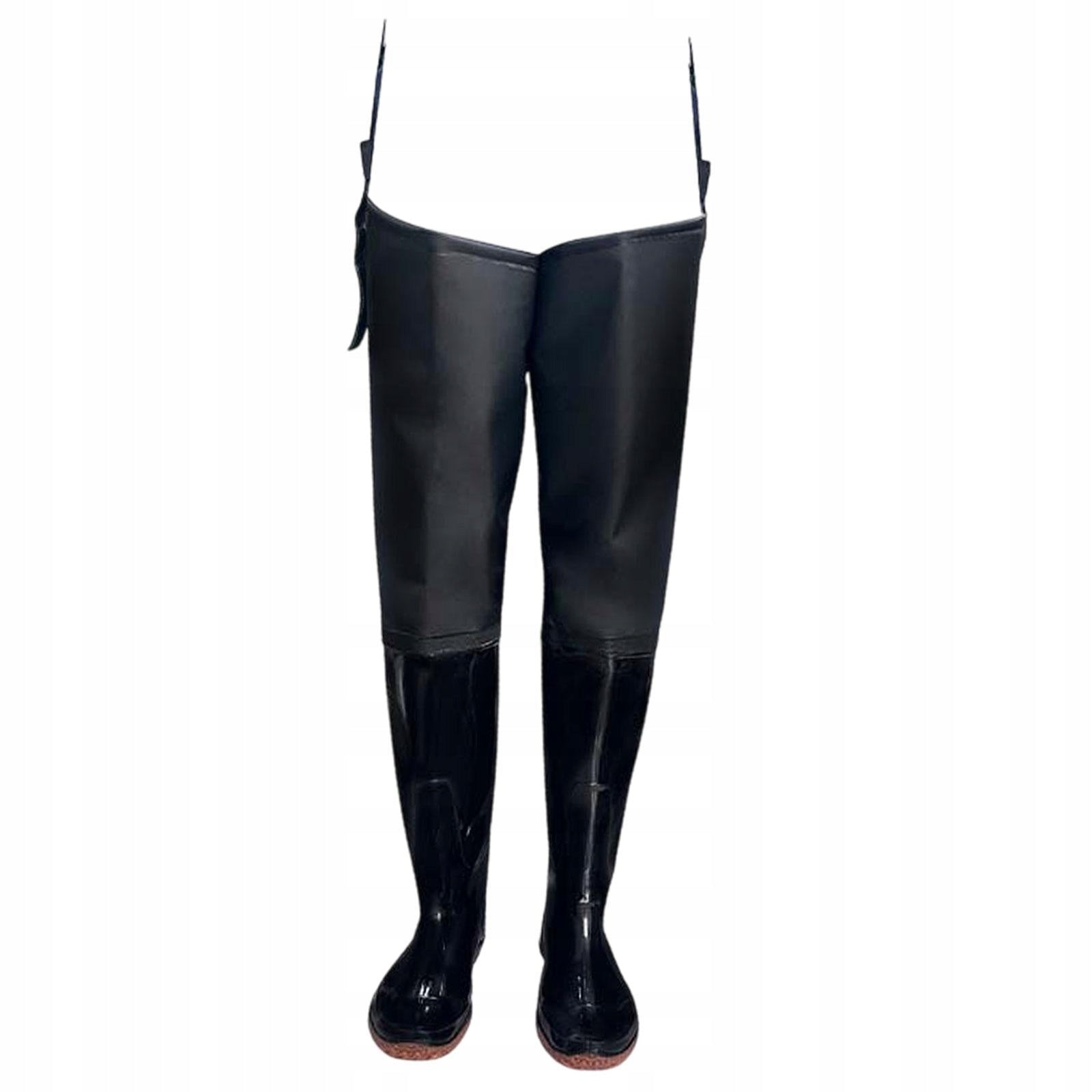 Fishing Waders with PVC Trousers And Boots, Waterproof Material, 40