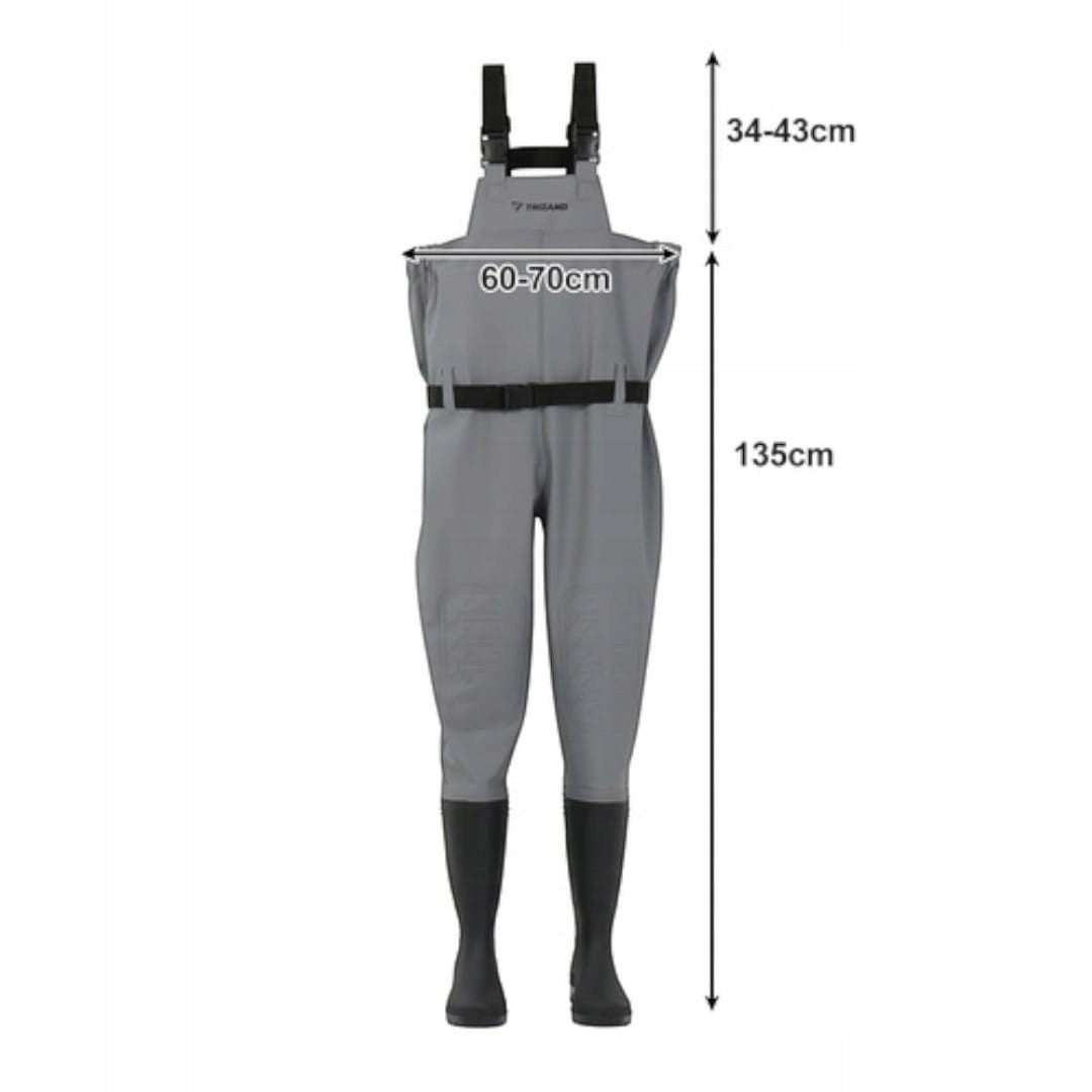Fishing Wodery Rubber Thick with Harness Long for Fish - 45 Type with shoes