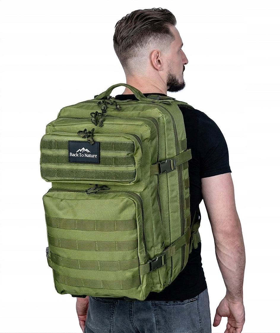 Fishing backpack olive military green survival for camp universal Packaging status original