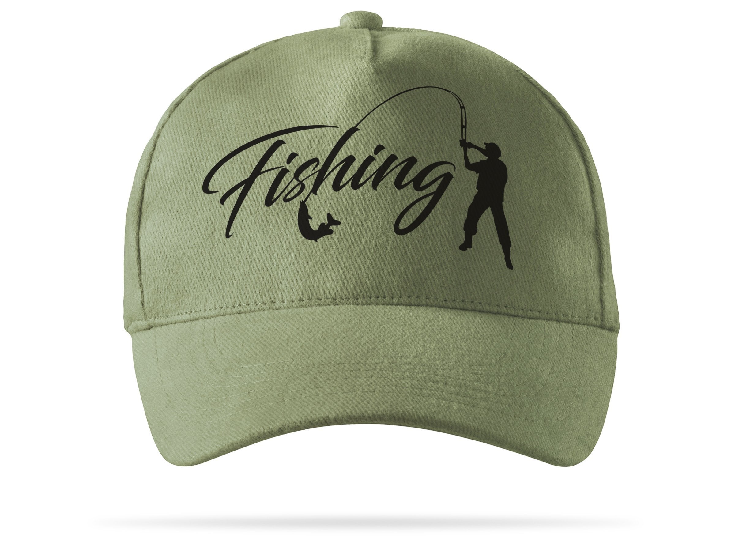 Fishing baseball cap khaki print Fishing