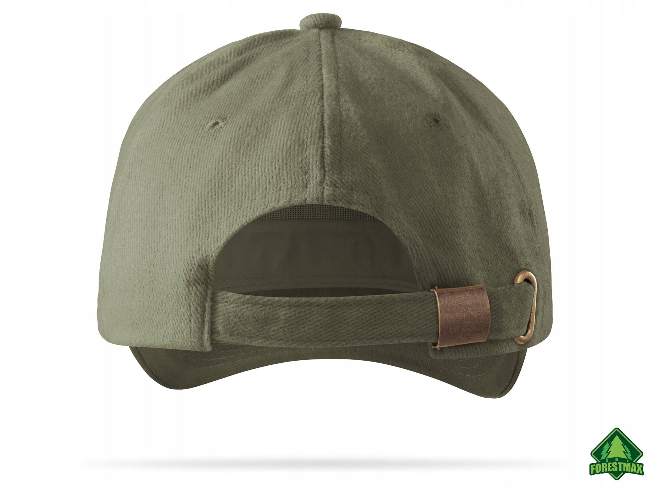 Fishing cap khaki KARP + YOUR PRINT gift Brand ForestMax