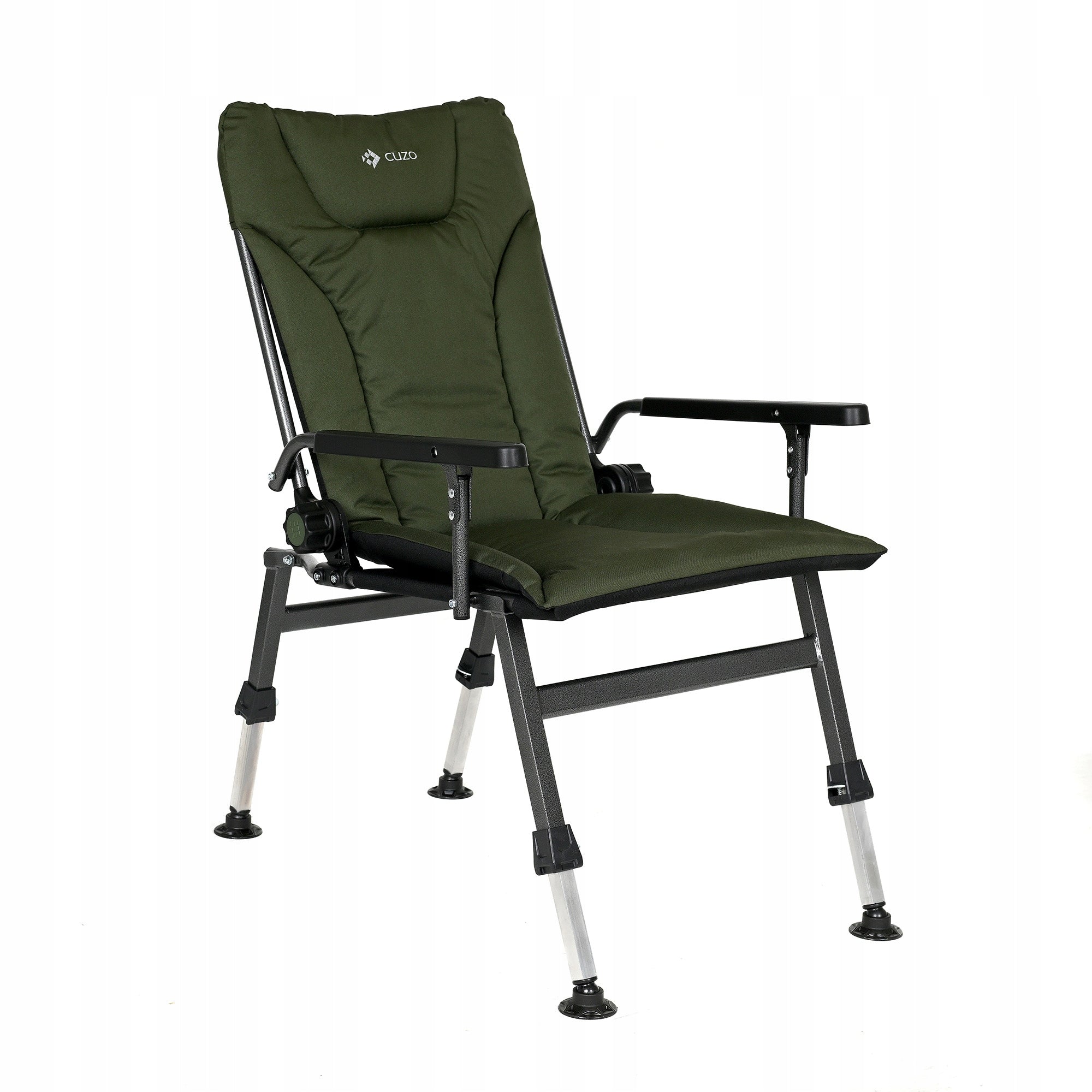 Fishing chair MIXO adjustable legs folding up to 120kg strong+armrests Manufacturer code MIXO